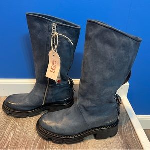 A.S.98 NWT Lexington Boot Denim color size 7